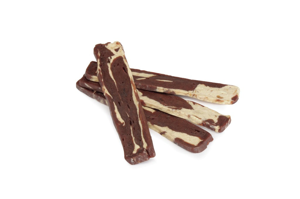 Camon Jerky di Coniglio Merluzzo e Pelle Bovina - Snack per Cani Camon Jerky di Coniglio Merluzzo e Pelle Bovina - Snack per Cani